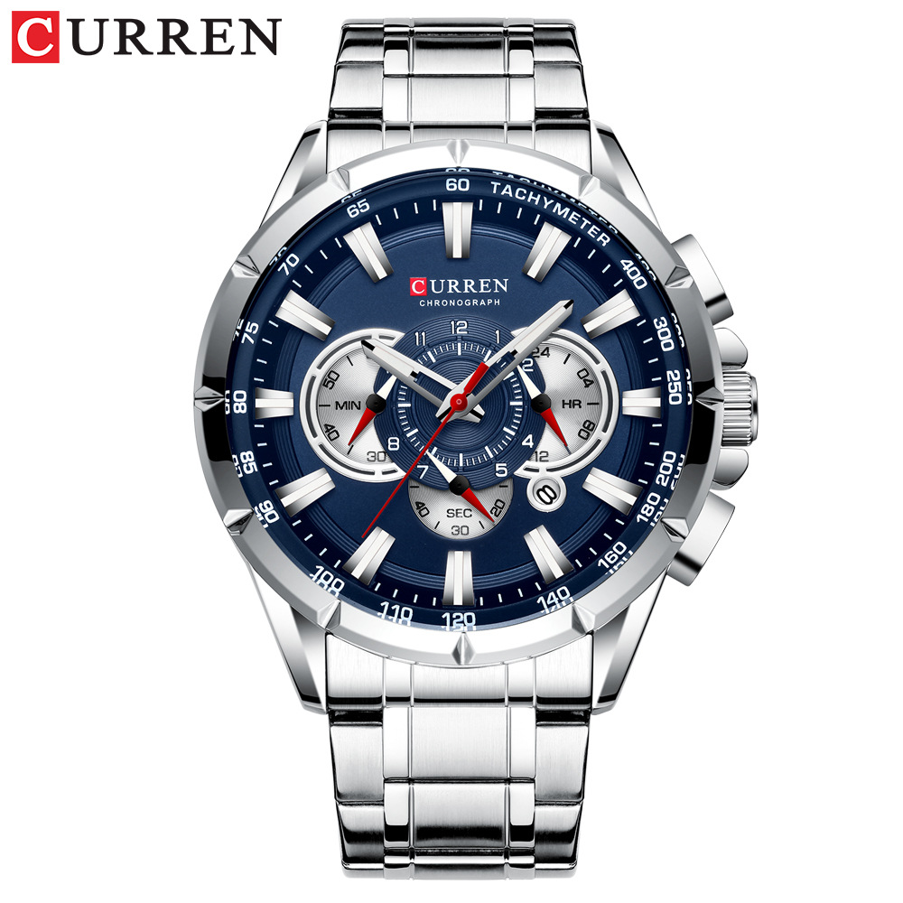 Jam Tangan Pria Curren/Carrion - Sapphire Crystal Display ulasan dan harga