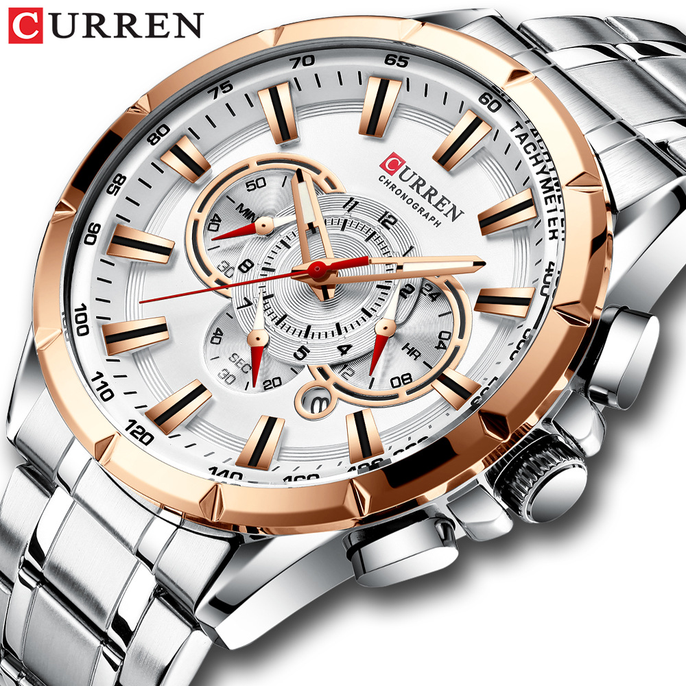 Jam Tangan Pria Curren/Carrion - Sapphire Crystal Display ulasan dan harga