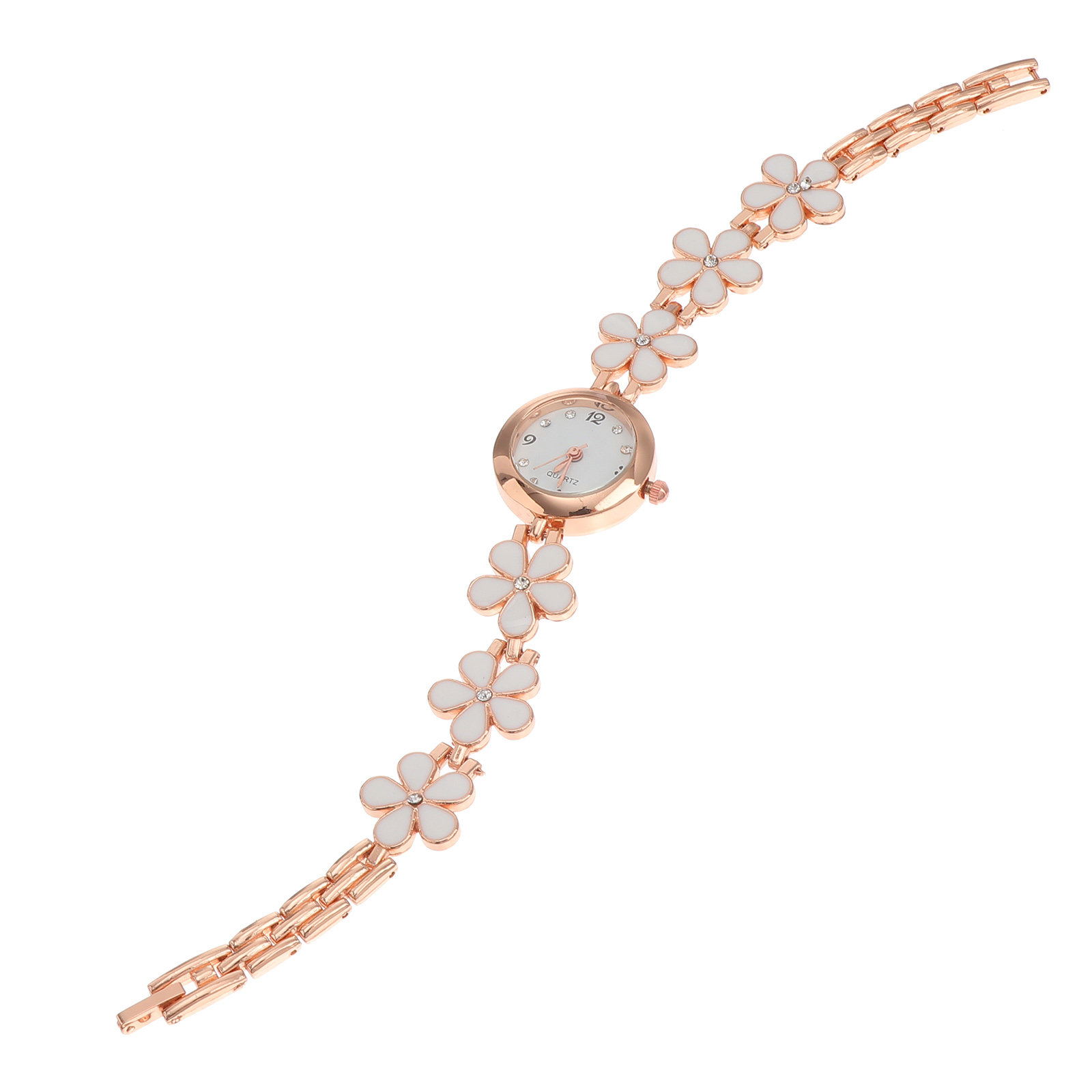 Jam Tangan Gelang Kristal Kuar - Luxury Watch Gold ulasan dan harga