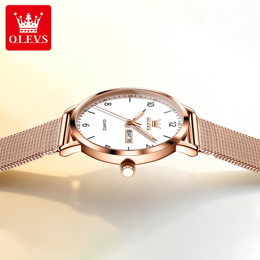 OLEVS 2996 Jam Tangan Wanita J - Luxury Watch Logos ulasan dan harga