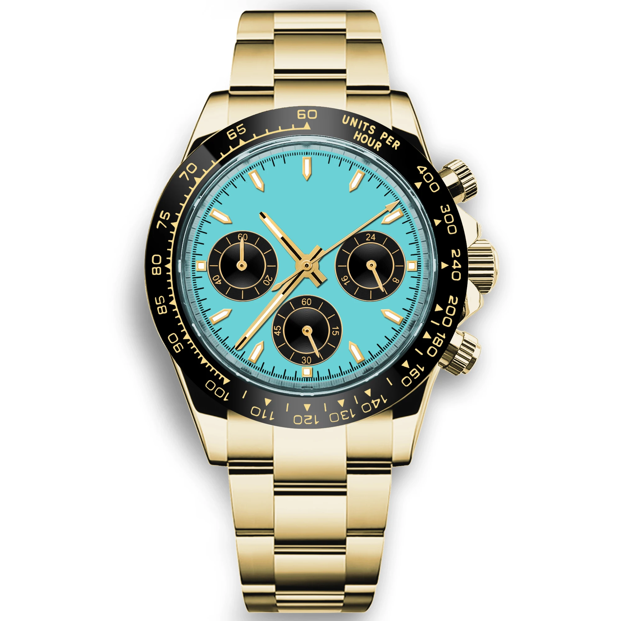 Jam Tangan Quartz Custom 39mm  - Luxury Watch Logos ulasan dan harga