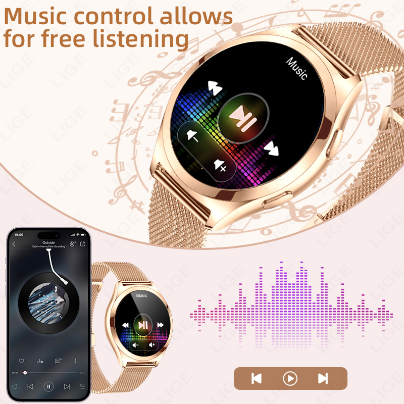 LIGE Jam Tangan Pintar Mewah u - Luxury Watch On Wrist ulasan dan harga