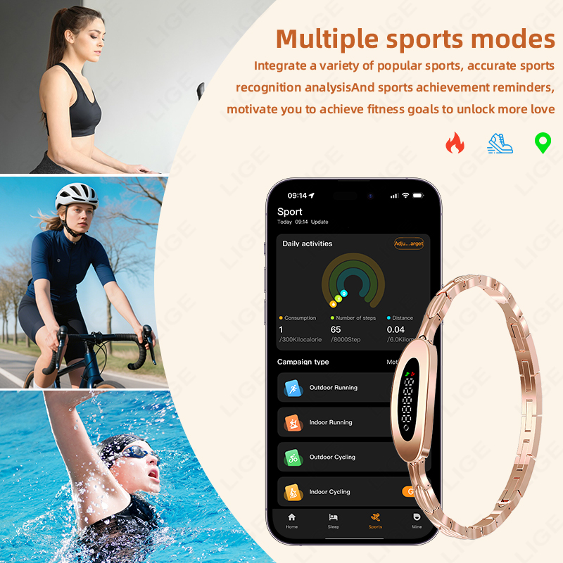 LIGE 2026 Gelang Pintar Ringan - Luxury Watch On Wrist ulasan dan harga