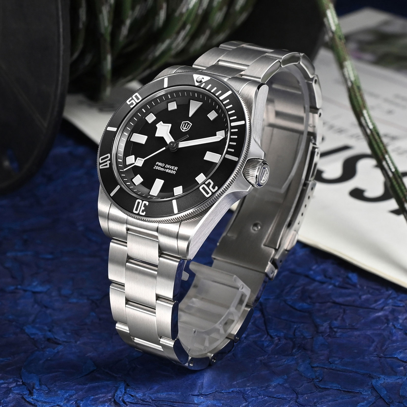 Watchfres jam tangan Quartz wd - Diver Watch 300M ulasan dan harga