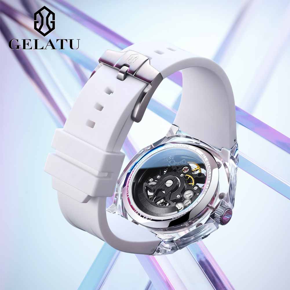 Jam Tangan Pria Mekanik Otomat - Luxury Watch Leather Strap ulasan dan harga